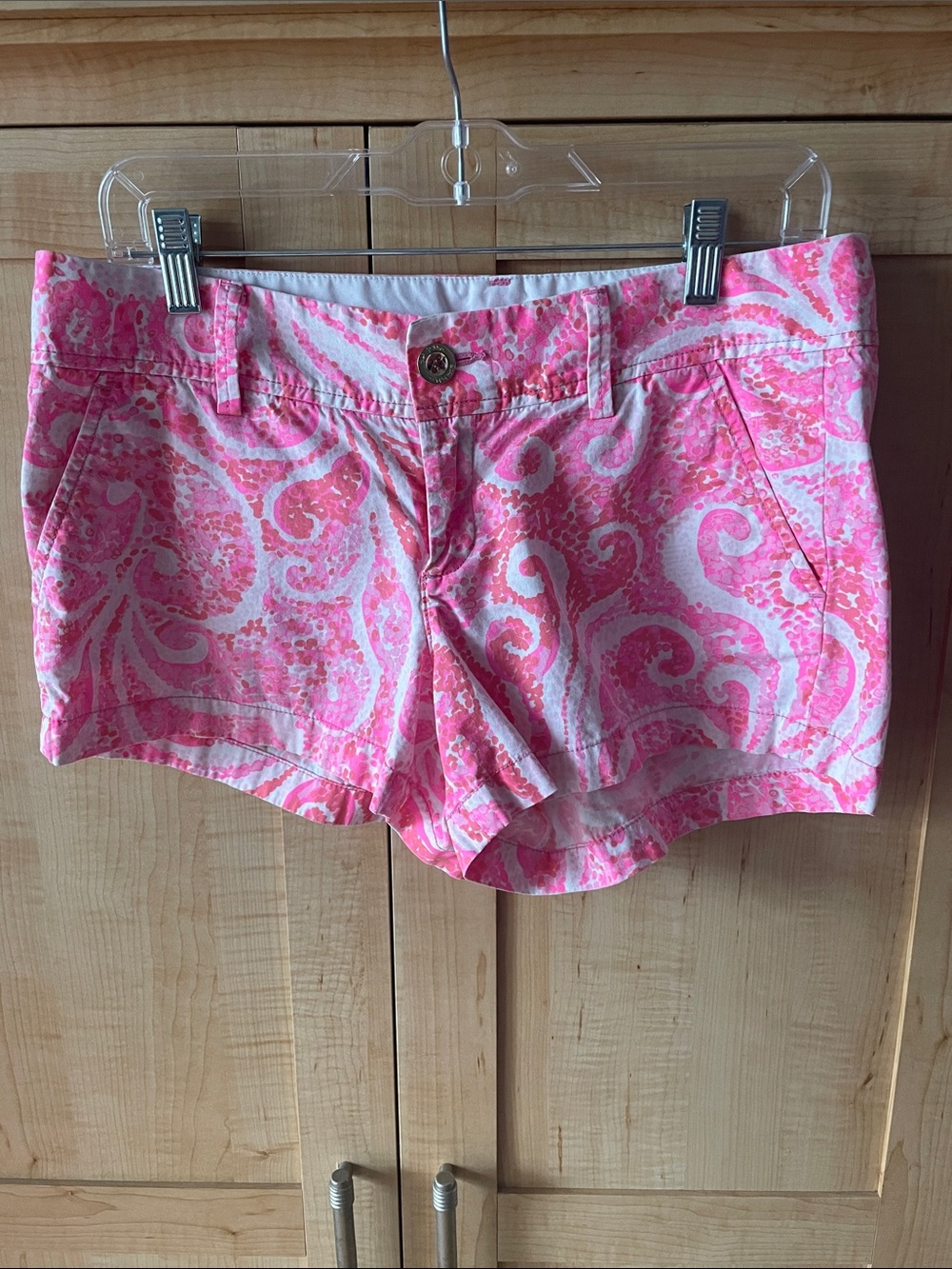 Lilly Pulitzer Pink Paisley Cotton The Walsh Short